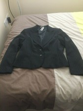 BNWT ladies black pinstripe