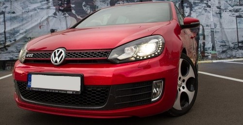 Front grill gti look with - gti, red
