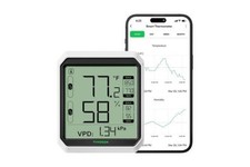 Aerolab THB1 Wireless Bluetooth Hygrometer & Thermometer with Remote Control