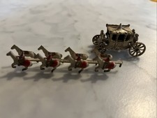 Coronation Coach and Horses for Queen Elizabeth 2 Die Cast made  by Lesney.