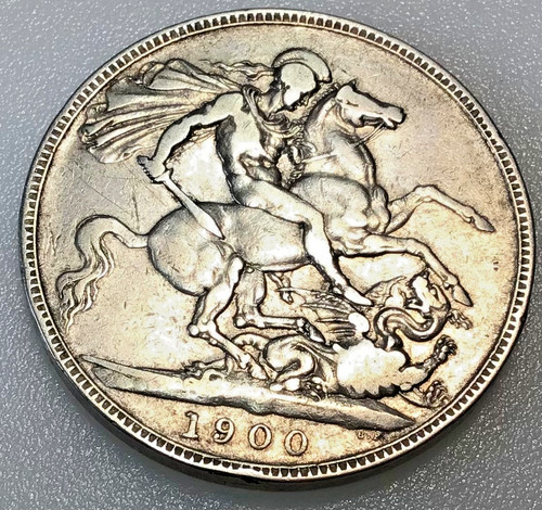 1900 victoria silver crown - 1900,