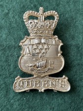 Queens University ( Belfast ) Officer Training Corp Anodised Staybrite Cap Badge