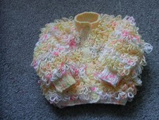 Baby Loopy Cardigan in Lemon