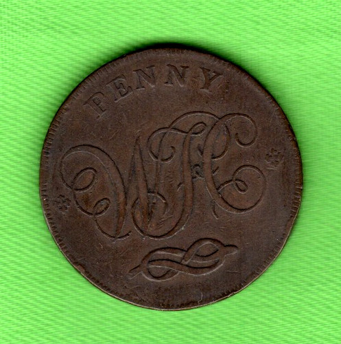 1803 stafford one penny - penny, token