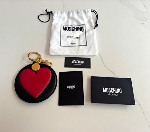 Moschino milano heart - heart, leather