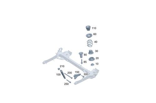 Mercedes benz genuine - mercedes-benz, spring