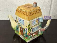 Annie Rowe Leonardo Collection Foxglove Cottage Decorative Teapot 