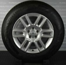 Genuine New Shape Defender 19" OE Silver Alloy Wheels Continental Tyres x FOUR