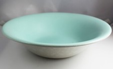 Poole Pottery  Twintone Seagull and Ice Green   Fruit / Salad / Serving Bowl
