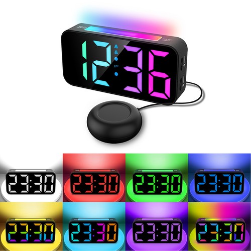 Touch digital alarm clock led - touch,