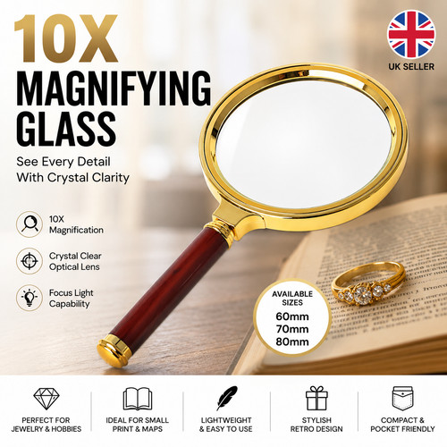 80mm 10x magnifying - 10x,