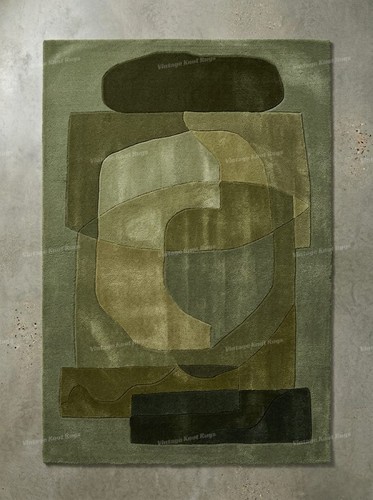 Modern abstract hand tufted - hand,