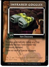 TOMB RAIDER CCG RARE CARD 177 INFRARED GOGGLES
