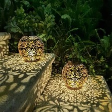 2 Pack Outdoor Solar Hanging