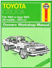 TOYOTA CELICA Mk3 2.0 COUPE & LIFTBACK (1982-85) WORKSHOP MANUAL *VGC HARDBACK*