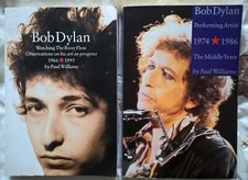 BOB DYLAN  books :  Watching the River Flow  1966-95 & The Middle Years 1974-86