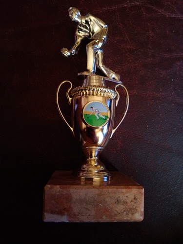 Bowls trophy - bowls,
