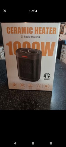 New portable black ceramic - new!,