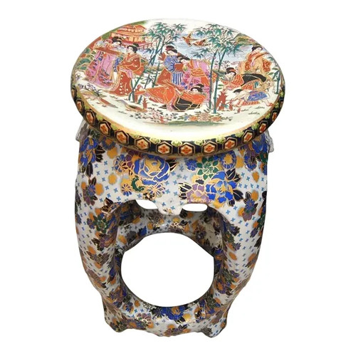1930s imari style gilt ceramic - imari,