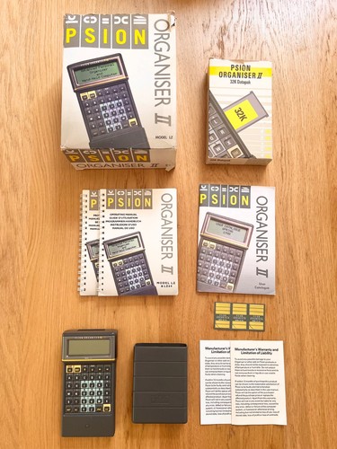 Psion organizer mdel - psion,