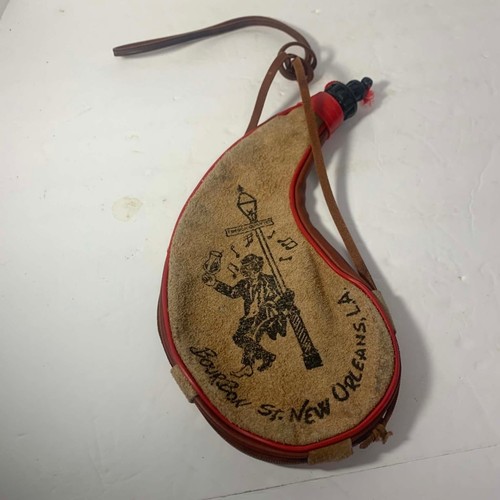Vintage spanish suede leather - suede,