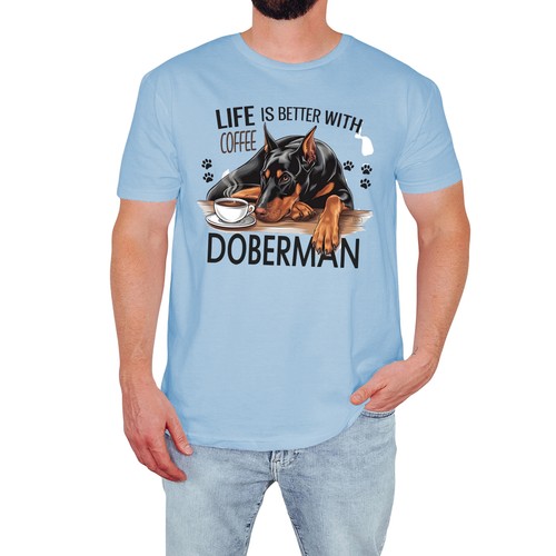 Funny doberman mens - funny,