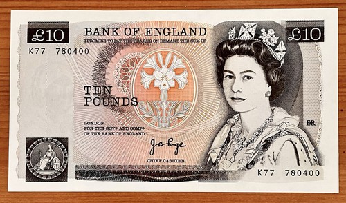 Bank england 10 pounds - england:,