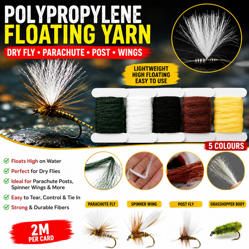 Polypropylene floating yarn - yarn, 2m
