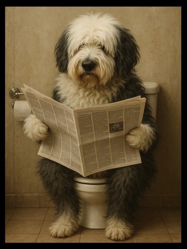 Old english sheepdog - english,