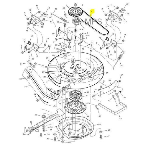Cutter belt deck murray - deck, &