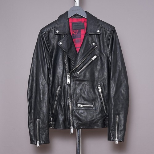 All saints leather - jacket, mens