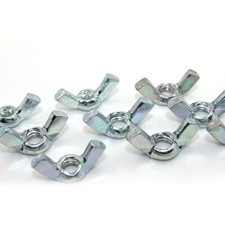 M3 WING NUTS ZINC BUTTERFLY
