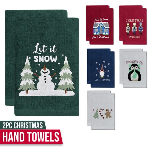 Christmas hand towels - hand, pack