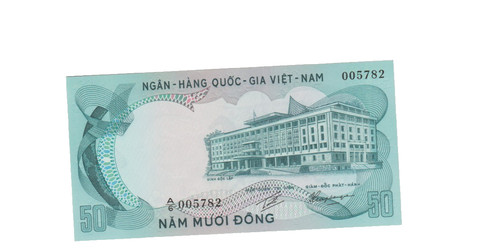 South vietnam 1972 dong - vietnam, 50