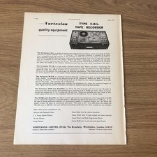 GRAM174 MAGAZINE ADVERT 11X8 VORTEXION CBL TAPE RECORDER