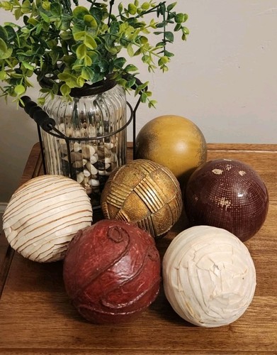 Set decorative orb balls - decorative,