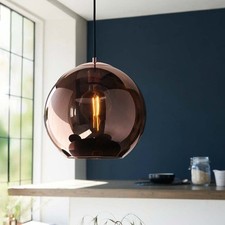 Boli Copper Glass Pendant