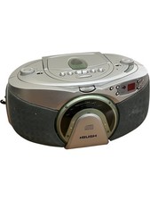 Bush SCD314R/B Vertical CD Radio Cassette Player Boombox