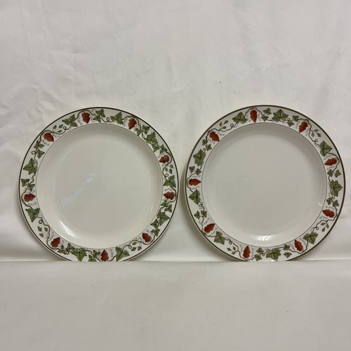 Antique wedgwood plates red - antique,