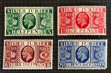 1935 Silver Jubilee Set M/m