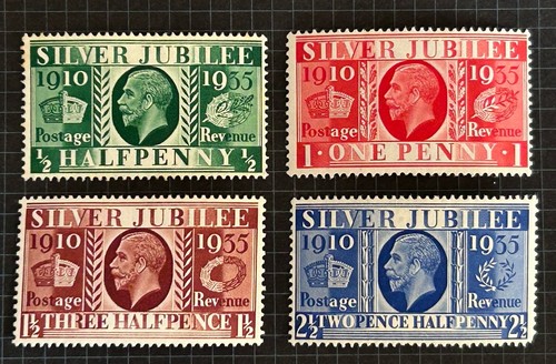 1935 silver jubilee set m - silver,