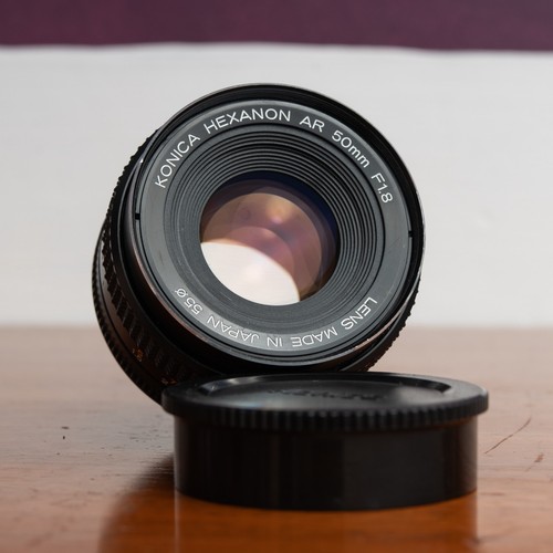 Konica hexanon 50mm 1 8 - konica,