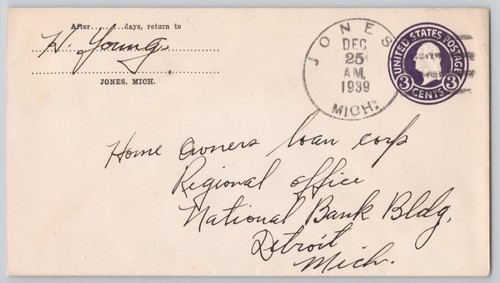 Jones mich 3c postal - jones,, mich,