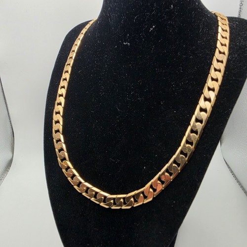 Heavy solid 9ct - gold, curb