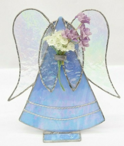 Stained glass angel - glass, stand
