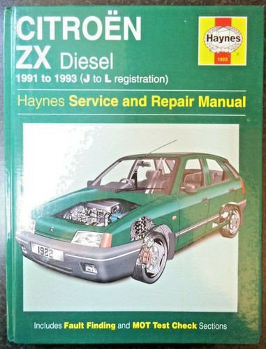 Citroen haynes - citroen, zx