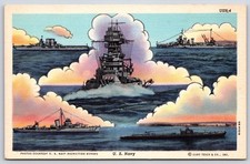 Vintage U.S. Navy Battleships