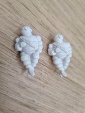 SET OF TWO SMALL 3CM  MICHELIN MAN MOUNTABLE for toy cars. 