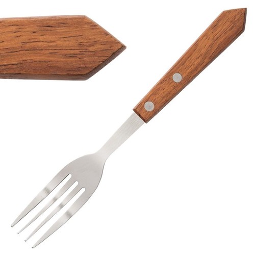 Olympia steak forks - in, silver
