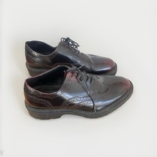 Zara Men's Burgundy Brogue